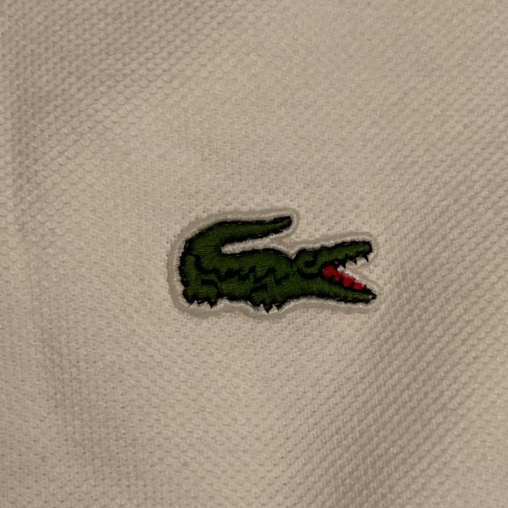 NWT Lacoste White Polo - Picture 4 of 7